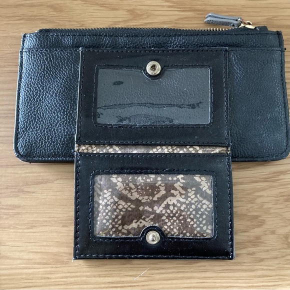 Steve Madden Black & Grey Card Holder - Picture 2 of 8